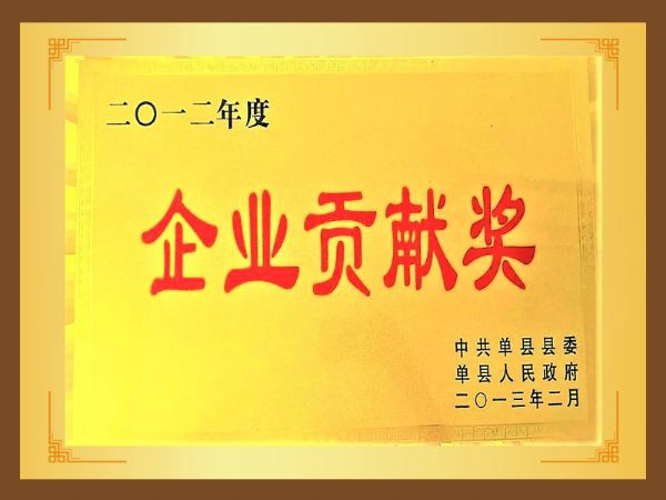 企業(yè)貢獻獎